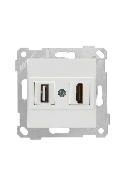 2200 459 0101Mutlusan Mek+Tuş 1*USB/1*Hdmı Priz - BeyazMutlusan Mek+Tuş 1*USB-1*Hdmı Priz - Beyaz{ubercoelektromarket}