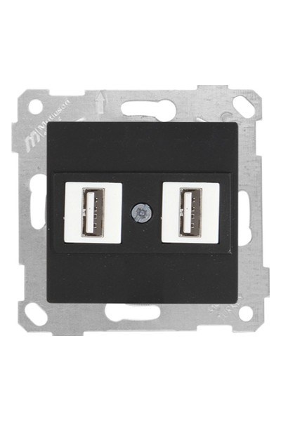 2200 456 0184Mutlusan Mek+Tuş 2*USB Priz - SiyahMutlusan Mek+Tuş 2*USB Priz - Siyah{ubercoelektromarket}