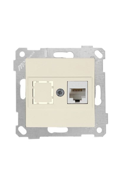 2200 140 0102Mutlusan Mek+Tuş Data Prizi 1*Rj45 (Cat6) - KremMutlusan Mek+Tuş Data Prizi 1*Rj45 (Cat6) - Krem{ubercoelektromarket}