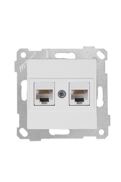 2200 138 0101Mutlusan Mek+Tuş Data Prizi 2*Rj45 (Cat5E) - BeyazMutlusan Mek+Tuş Data Prizi 2*Rj45 (Cat5E) - Beyaz{ubercoelektromarket}