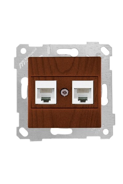 2200 138 0157Mutlusan Mek+Tuş Data Prizi 2*Rj45 (Cat5E) - CevizMutlusan Mek+Tuş Data Prizi 2*Rj45 (Cat5E) - Ceviz{ubercoelektromarket}