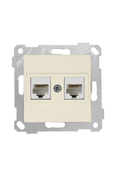 2200 141 0102Mutlusan Mek+Tuş Data Prizi 2*Rj45 (Cat6) - KremMutlusan Mek+Tuş Data Prizi 2*Rj45 (Cat6) - Krem{ubercoelektromarket}