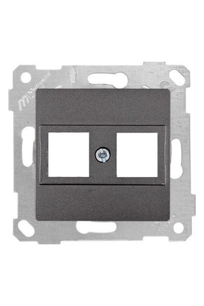 2200 137 0195Mutlusan Mek+Tuş Data Prizi 2*Rj45 (Konnektörsüz) - FümeMutlusan Mek+Tuş Data Prizi 2*Rj45 (Konnektörsüz) - Füme{ubercoelektromarket}
