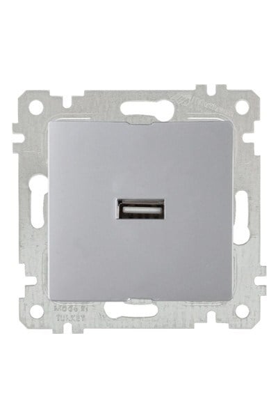 2200 448 0182Mutlusan Mek+Tuş Tekli USB Şarj Prizi - İnoxMutlusan Mek+Tuş Tekli USB Şarj Prizi - İnox{ubercoelektromarket}