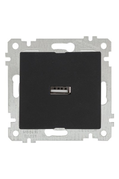 2200 448 0184Mutlusan Mek+Tuş Tekli USB Şarj Prizi - SiyahMutlusan Mek+Tuş Tekli USB Şarj Prizi - Siyah{ubercoelektromarket}