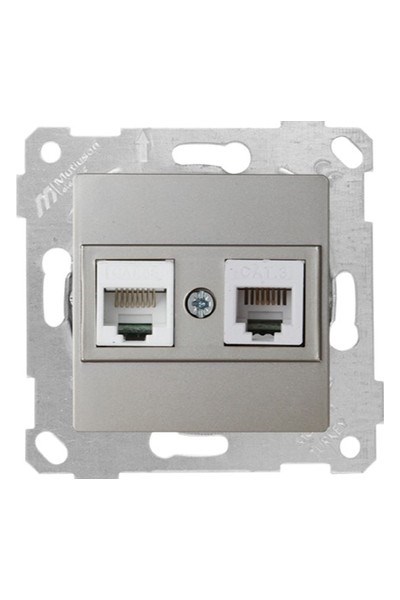 2200 139 0183Mutlusan Mek+Tuş Telefon Data Prizi (Rj11 Cat3 + Cat5E) - TitanyumMutlusan Mek+Tuş Telefon Data Prizi (Rj11 Cat3 + Cat5E){ubercoelektromarket}