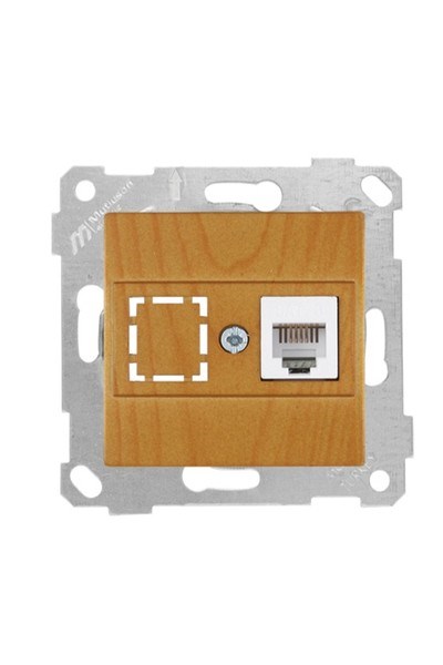 2200 125 0158Mutlusan Mek+Tuş Telefon Prizi 1Xrj11 (Cat3) - MeşeMutlusan Mek+Tuş Telefon Prizi 1Xrj11 (Cat3) - Meşe{ubercoelektromarket}
