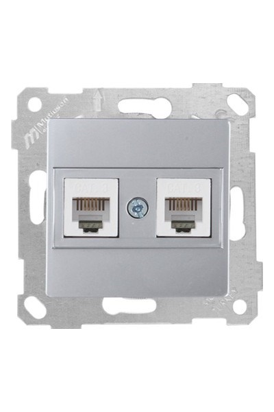 2200 126 0182Mutlusan Mek+Tuş Telefon Prizi 2Xrj11 (Cat3) - İnoxMutlusan Mek+Tuş Telefon Prizi 2Xrj11 (Cat3) - İnox{ubercoelektromarket}