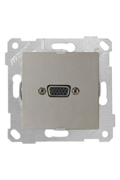 2200 460 0183Mutlusan Mek+Tuş Vga Priz - TitanyumMutlusan Mek+Tuş Vga Priz - Titanyum{ubercoelektromarket}