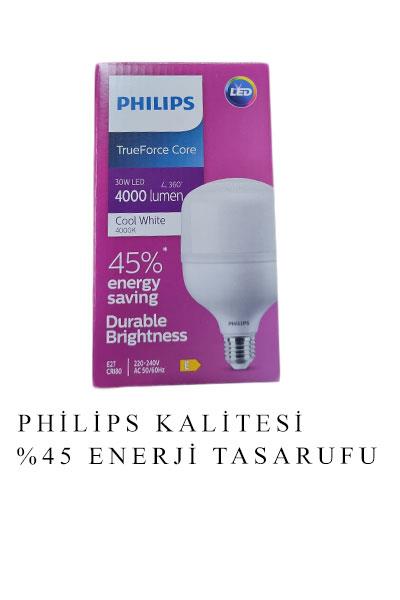 PHILIPS 30W E27 840 TForce 4000 Lümen 4000K Ilık Beyaz