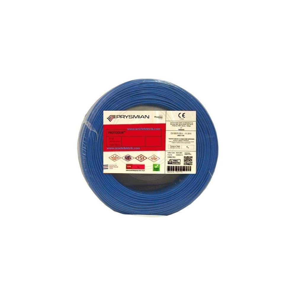 Prysmian 20028247 NYAF 1x0.75mm² Mavi Renk Kablo
