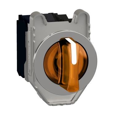Schneider  230VAC 1NA+1NK Turuncu Işıklı Mandallı Led Kumanda Butonu XB4FK135M5