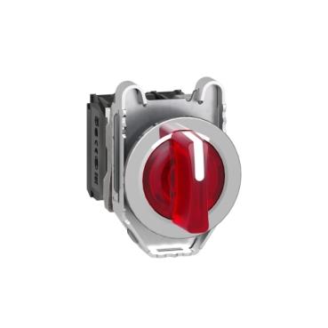 Schneider  24VAC/DC 1NA+1NK Kırmızı Işıklı Mandallı Led Kumanda Butonu XB4FK134B5