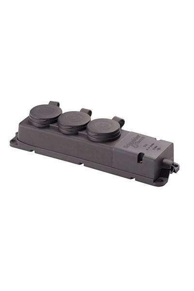 Schneider 3201-366-0301 Üçlü Kauçuk Grup Priz