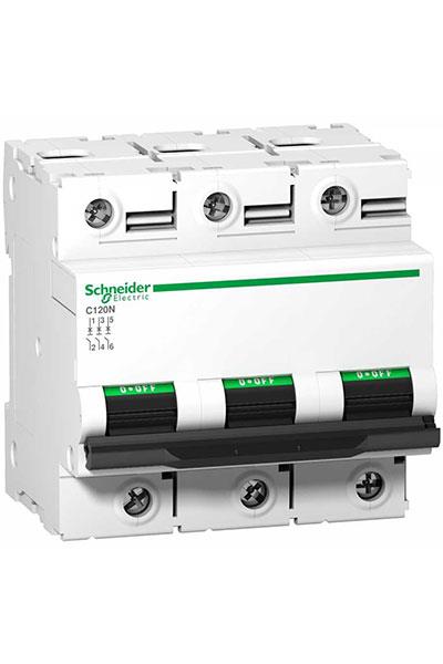 Schneider A9N18369 C120N 3x125A C Tipi Otomatik Sigorta