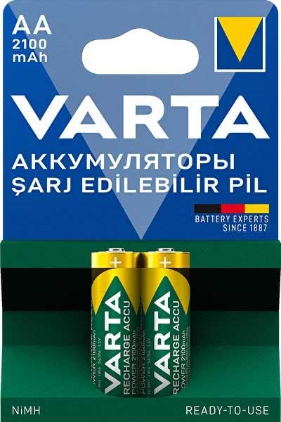 Varta  Rechargeable Accu 2 AA 2100 MAH R2U 56706101412