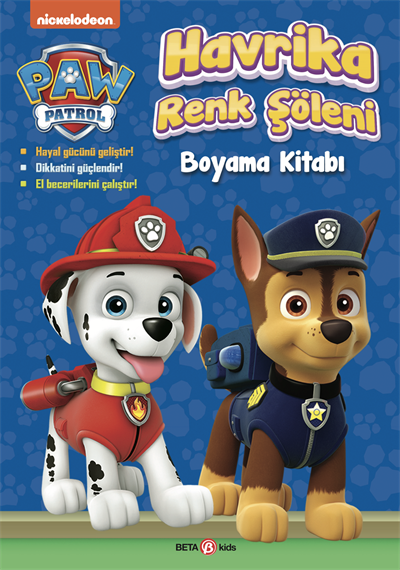 Paw Patrol -  Havrika Renk Şöleni Boyama Kitabı
