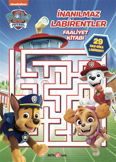 Paw Patrol -  İnanılmaz Labirentler Faaliyet Kitabı