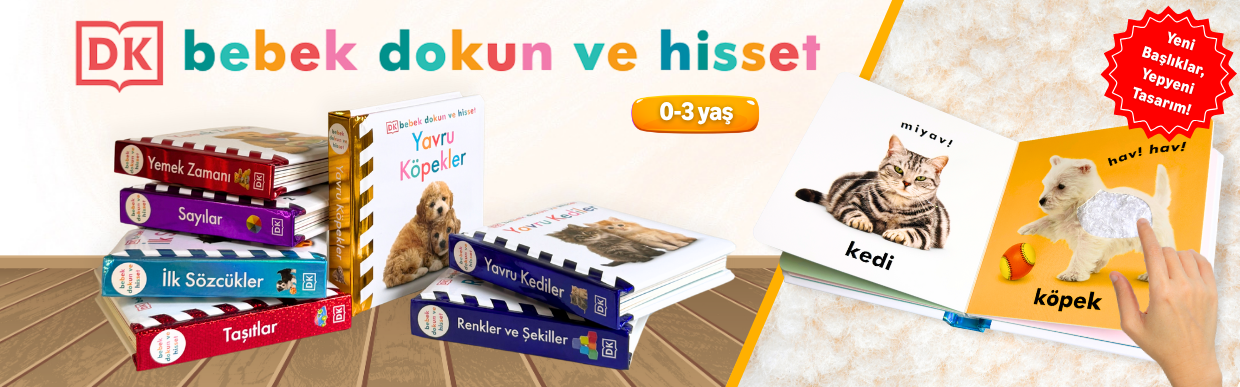 DK Bebek Dokun ve Hisset Bebek Kitapları