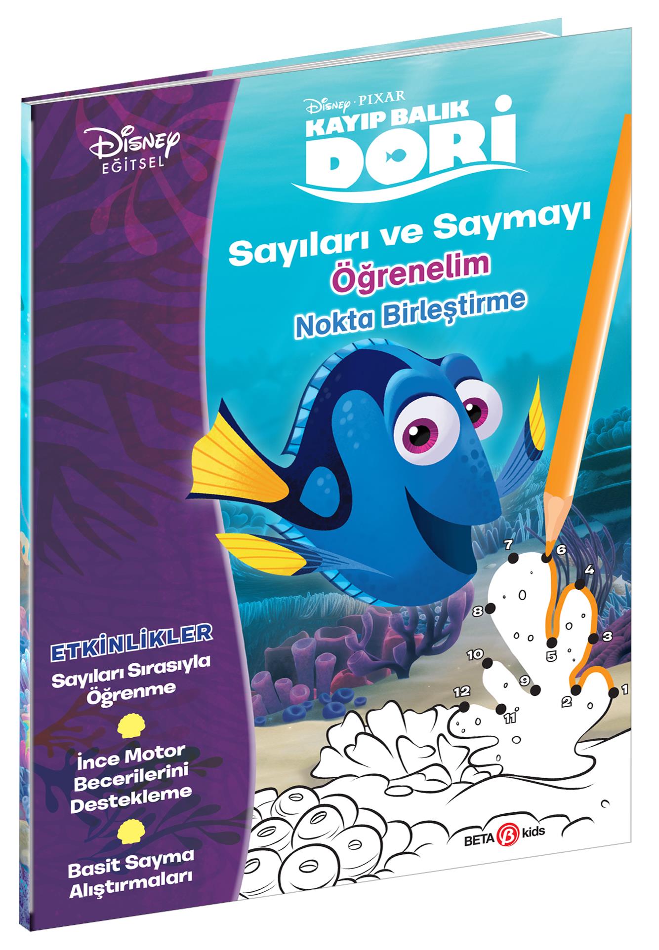 Disney Eğitsel Dori ABC’yi Öğrenelim Nokta Birleştirme