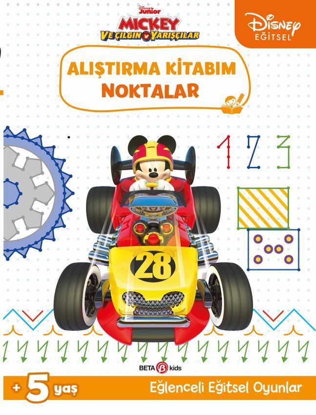 Disney Eğitsel Mickey ve Çılgın Yarışçılar Alıştırma Kitabım Noktalar