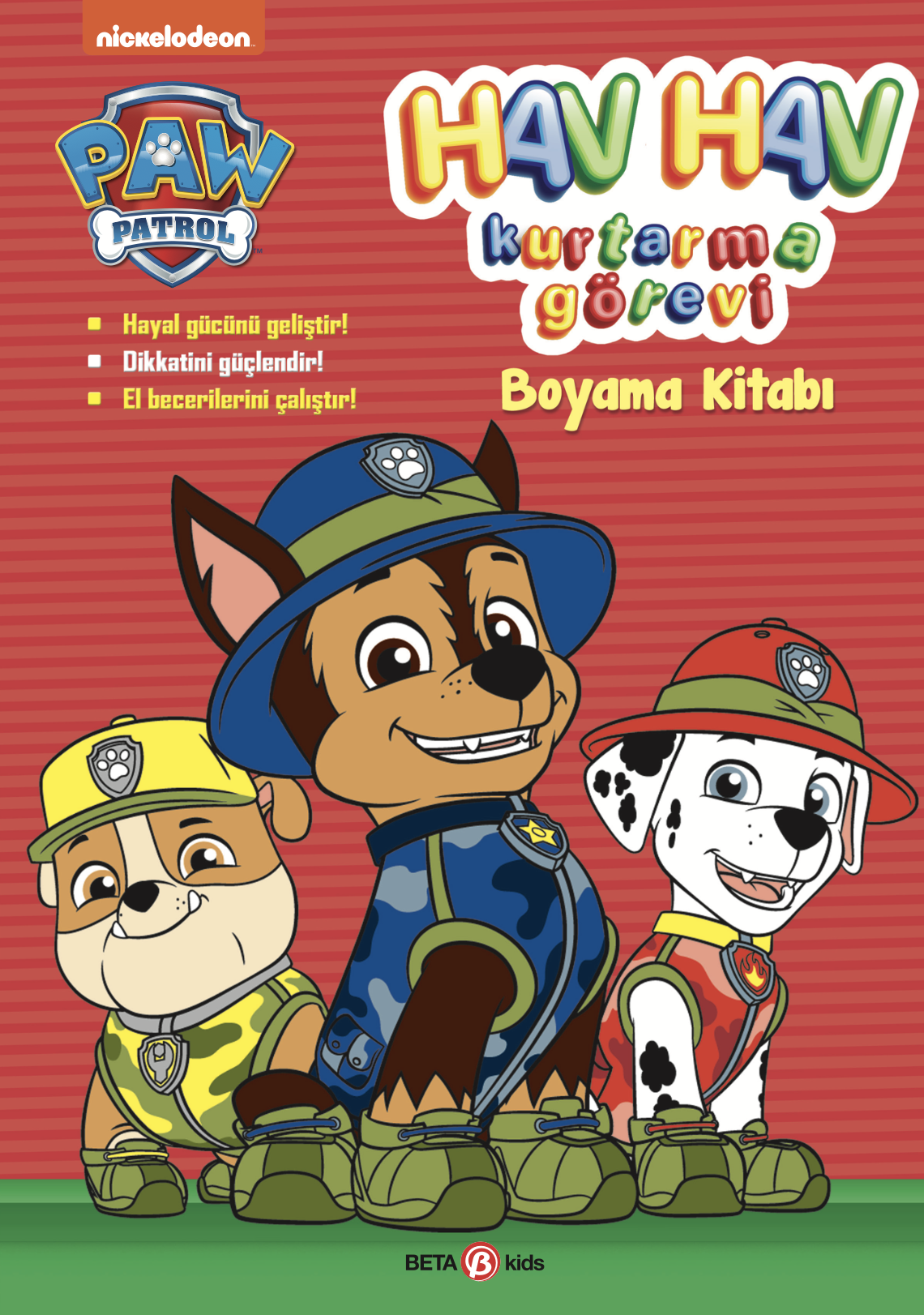 Paw Patrol -  Hav Hav Kurtarma Görevi Boyama Kitabı