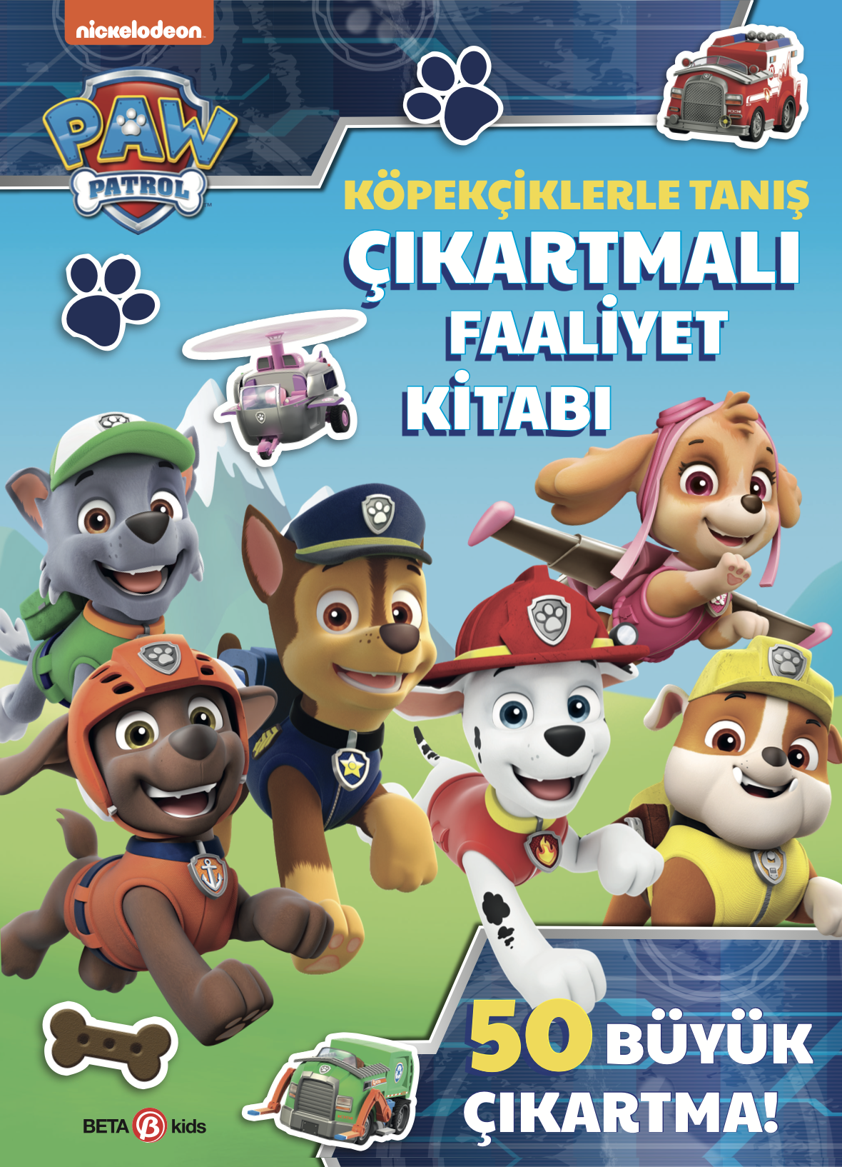 Paw Patrol -  Köpekçiklerle Tanış Çıkartmalı Faaliyet Kitabı