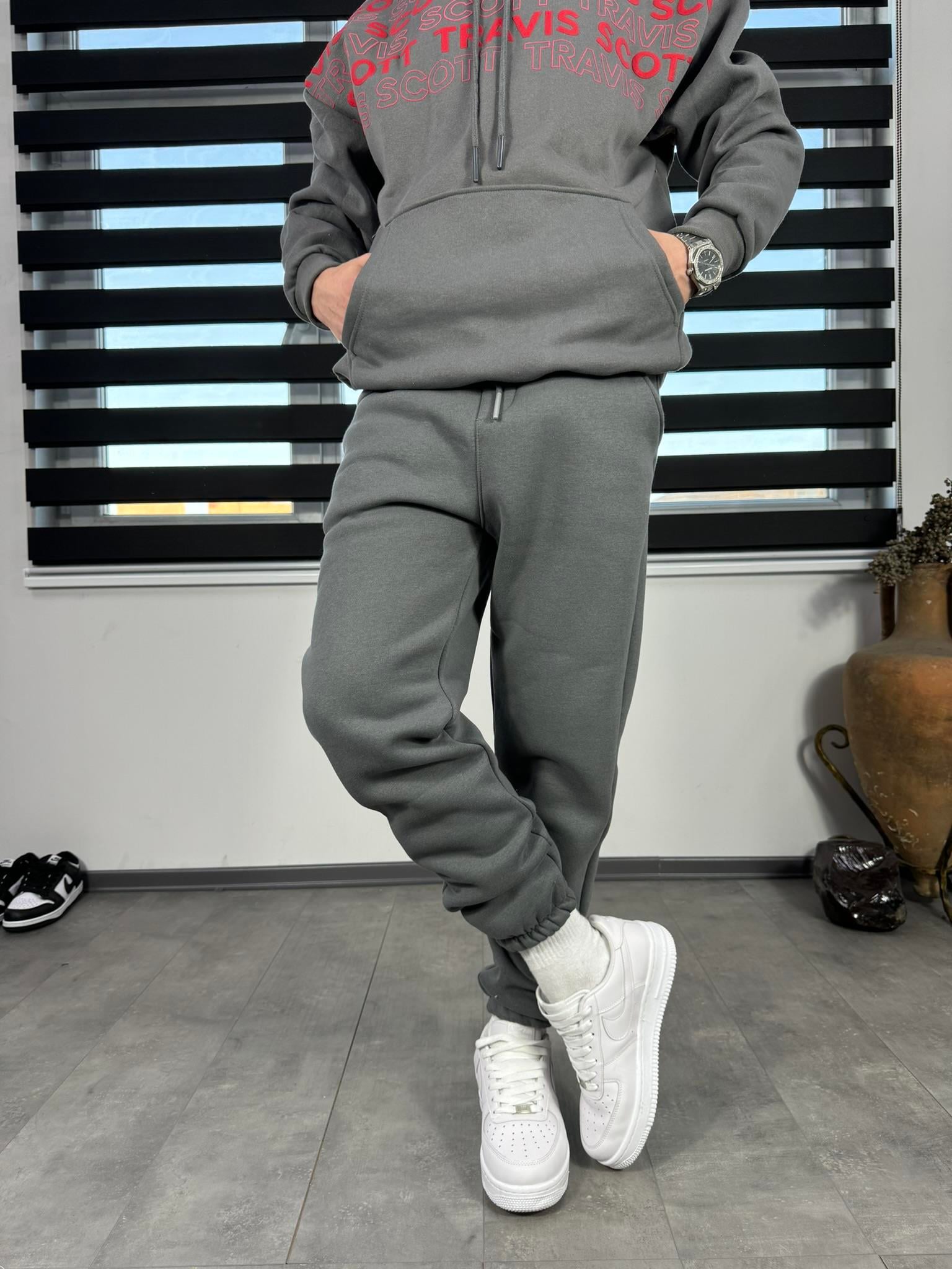 Jogger Fit Eşofman Gri