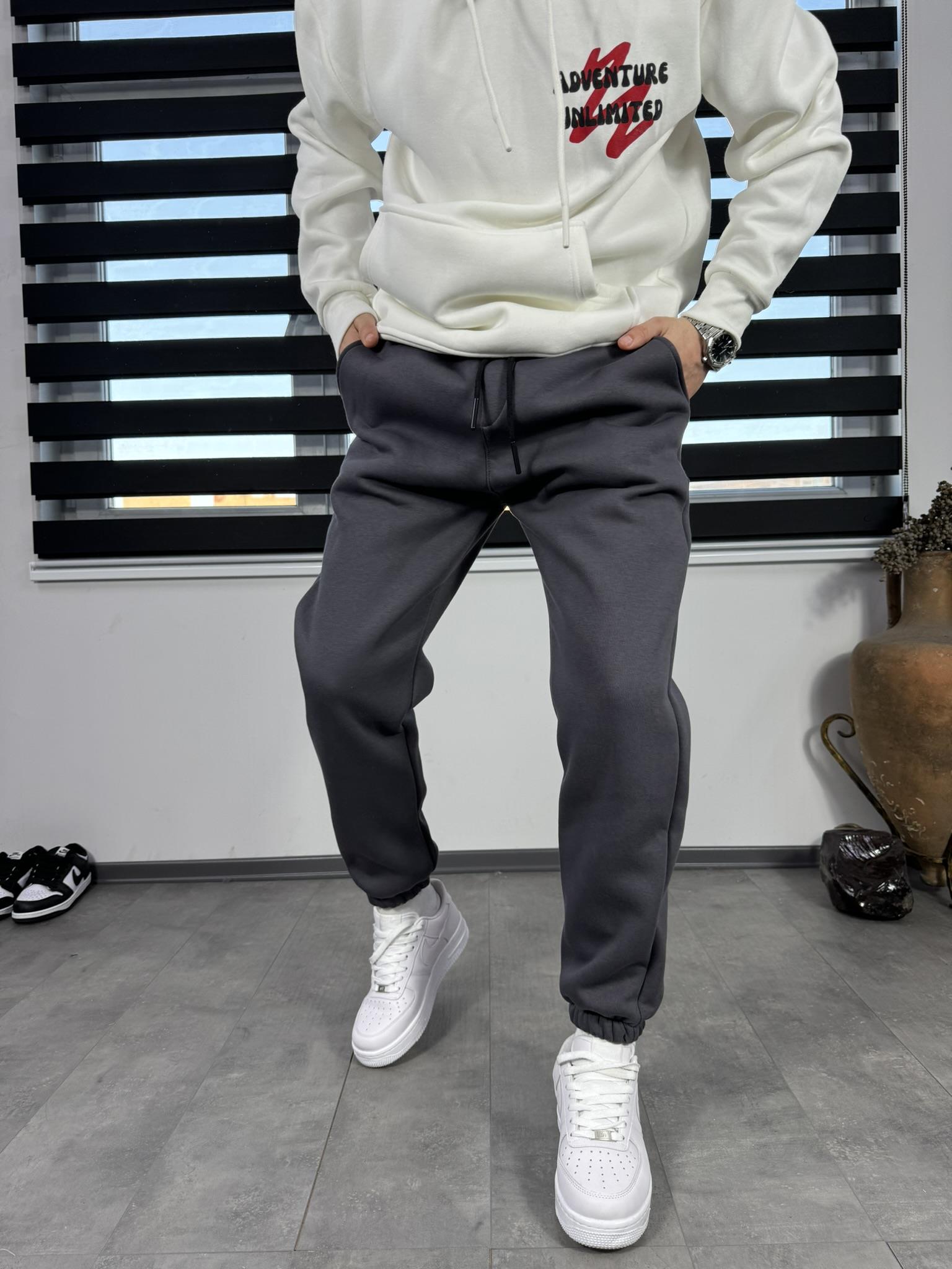 Jogger Fit Eşofman Koyu Gri