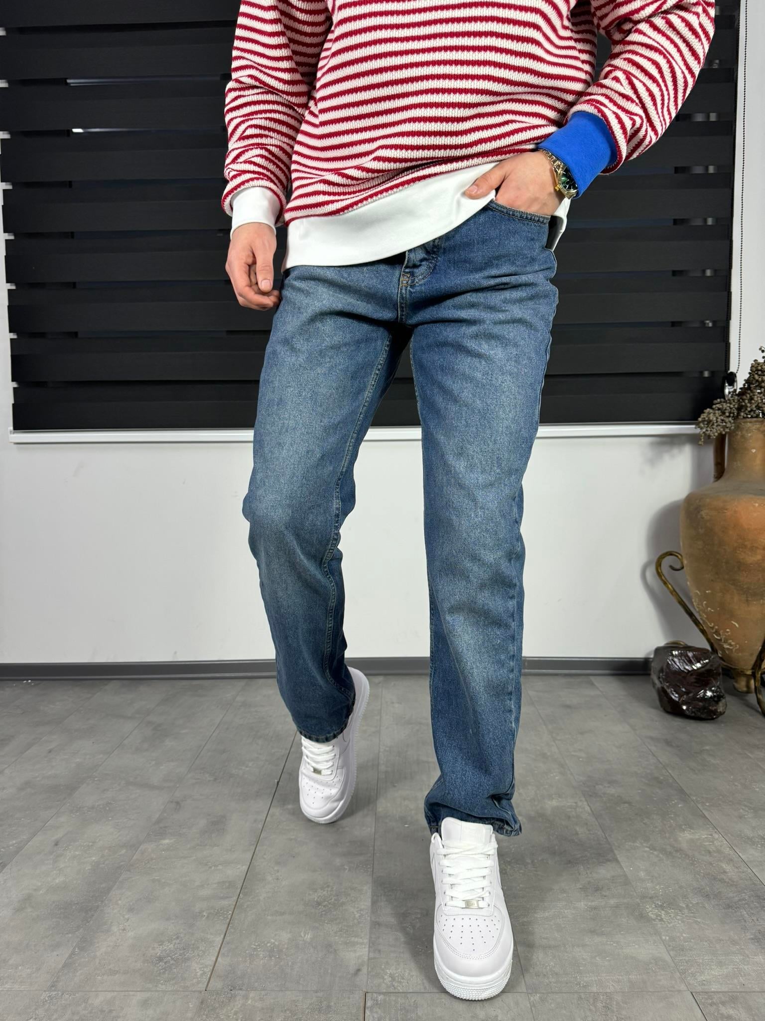 Mavi Baggy Pantolon