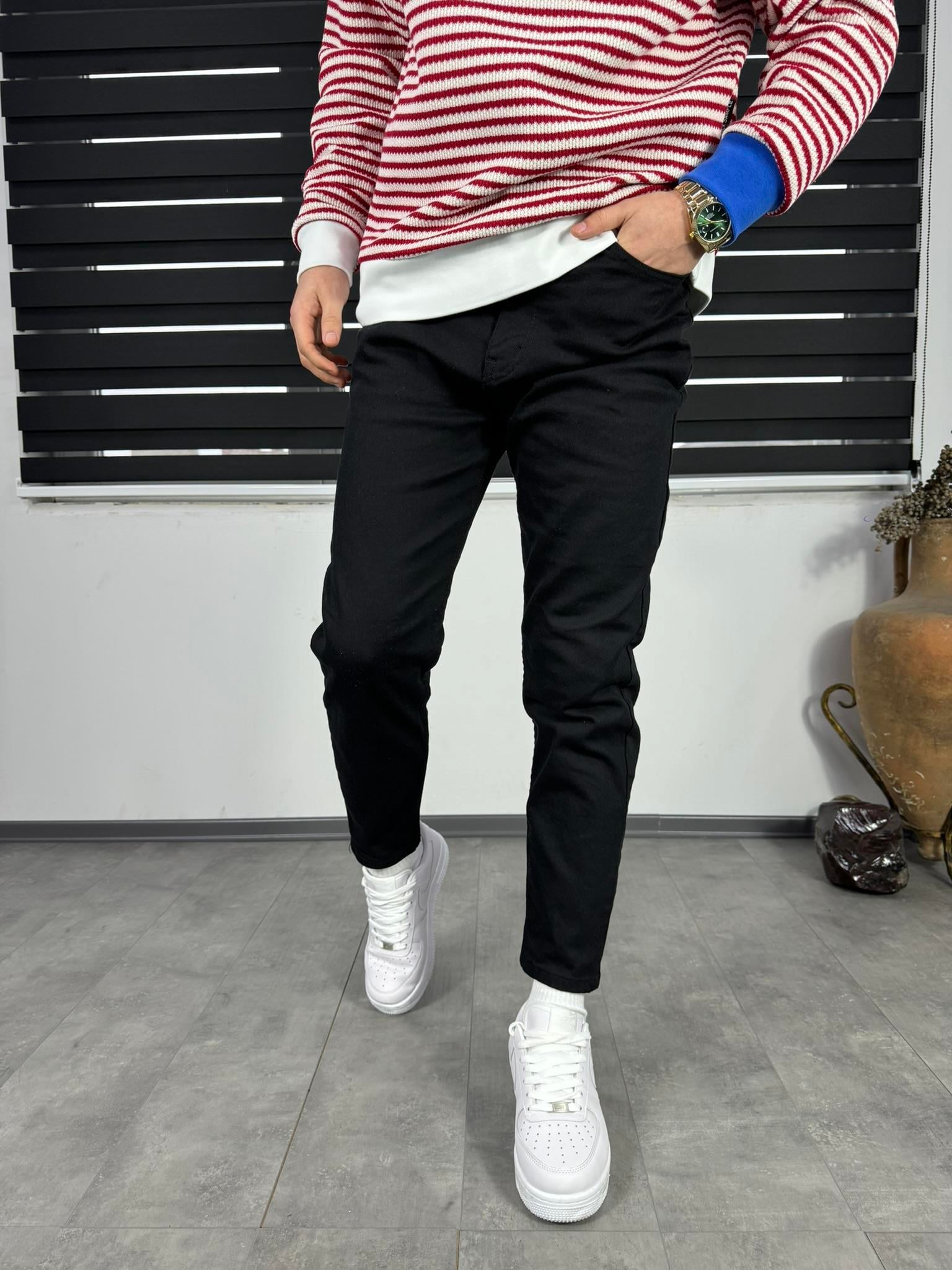 Siyah Boyfriend Pantolon