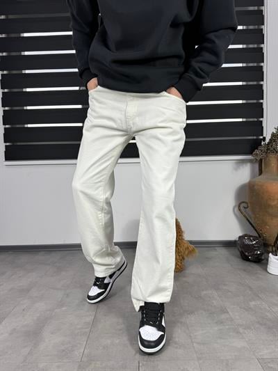 Beyaz Jogger Fit Pantolon