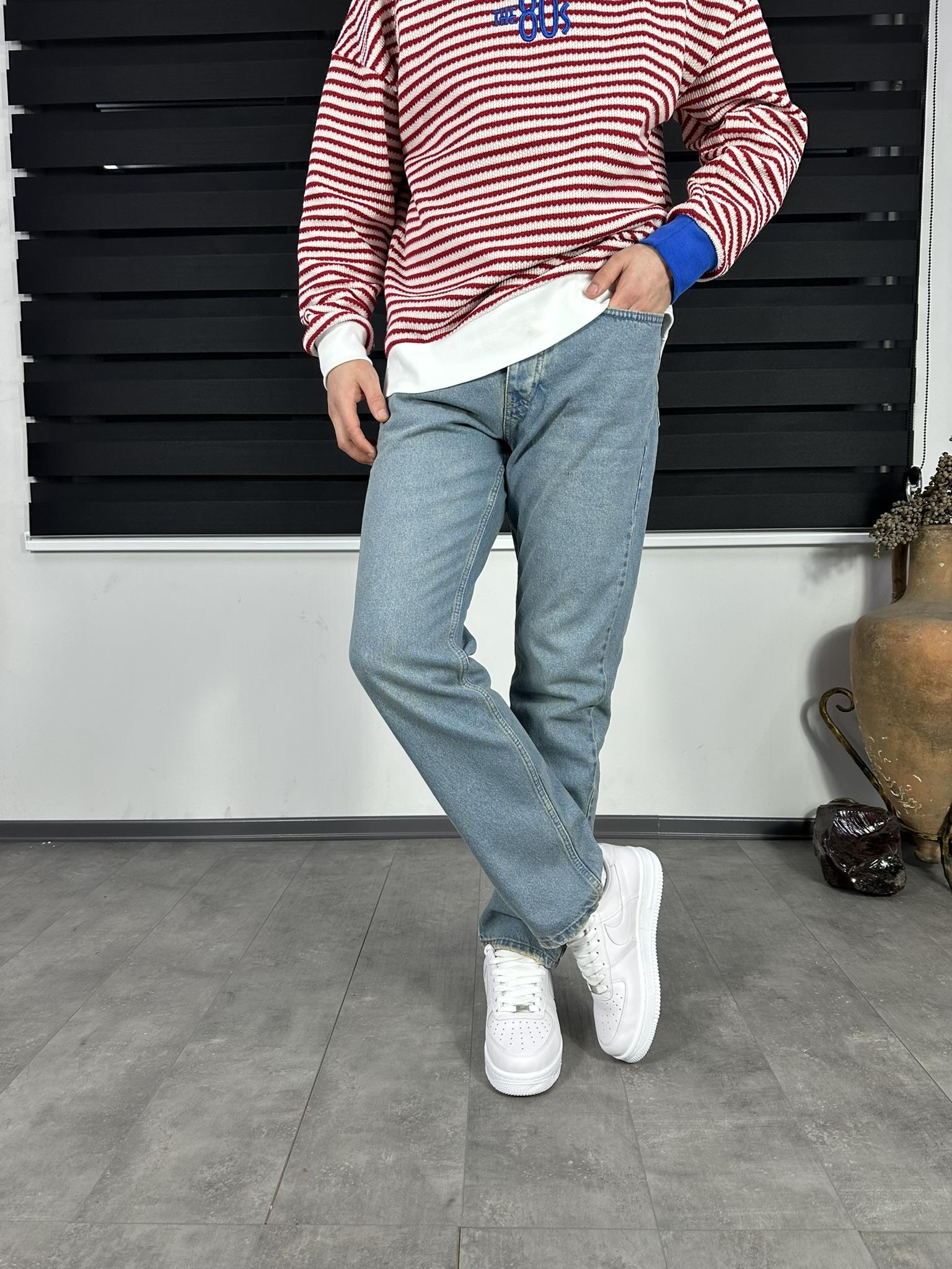 Açık Mavi Baggy Pantolon