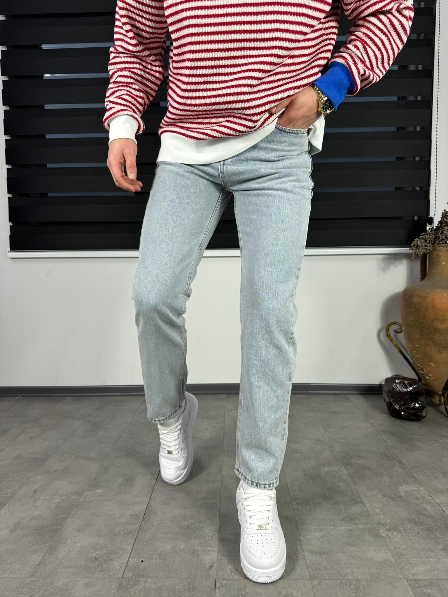 Buz Mavisi Baggy Pantolon