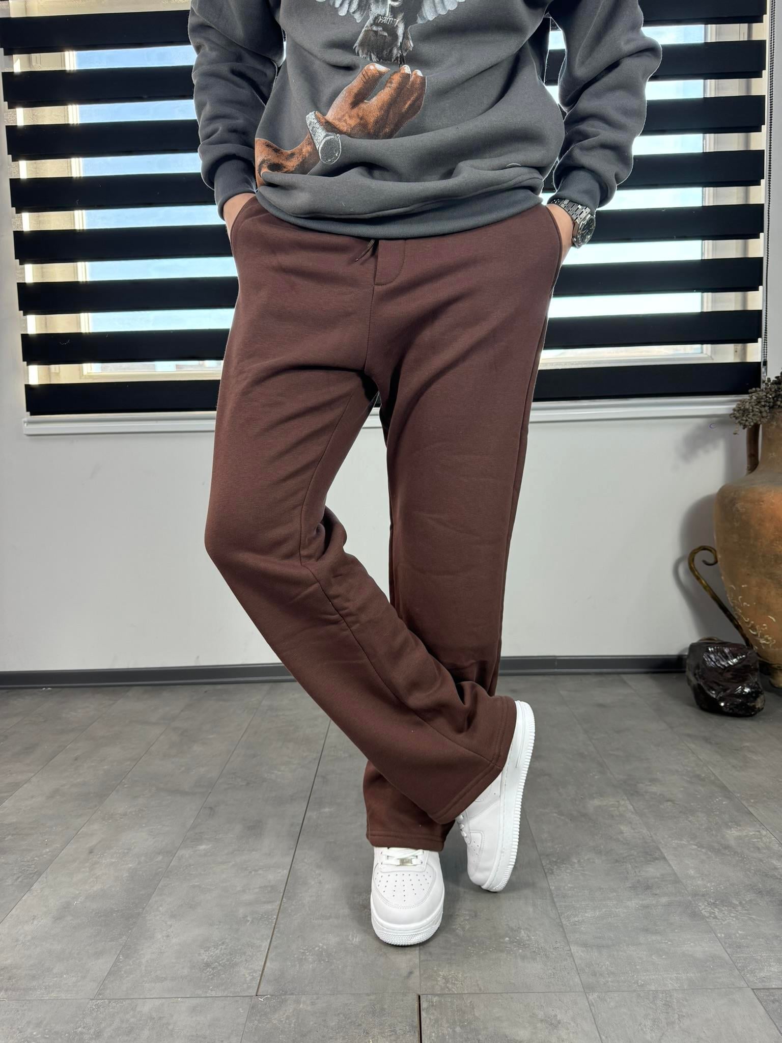 Kahverengi Baggy Eşofman