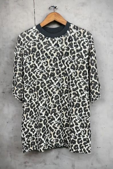 Leopar Desenli T-Shirt/Şort