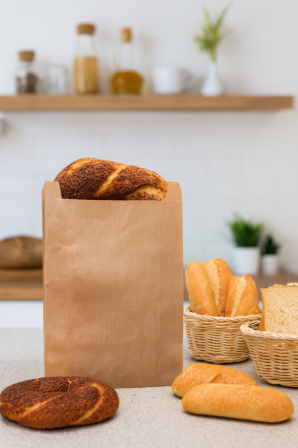 15x33 cm Kraft Şamua Kese Kağıdı 10 KG