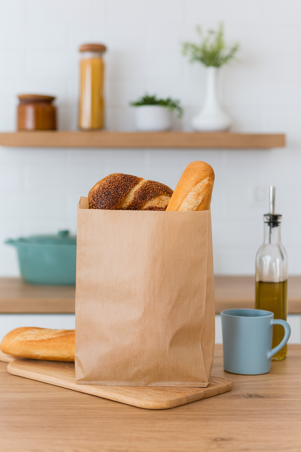 Kraft İthal Şamua Kese Kağıdı 12x22 cm 10 KG