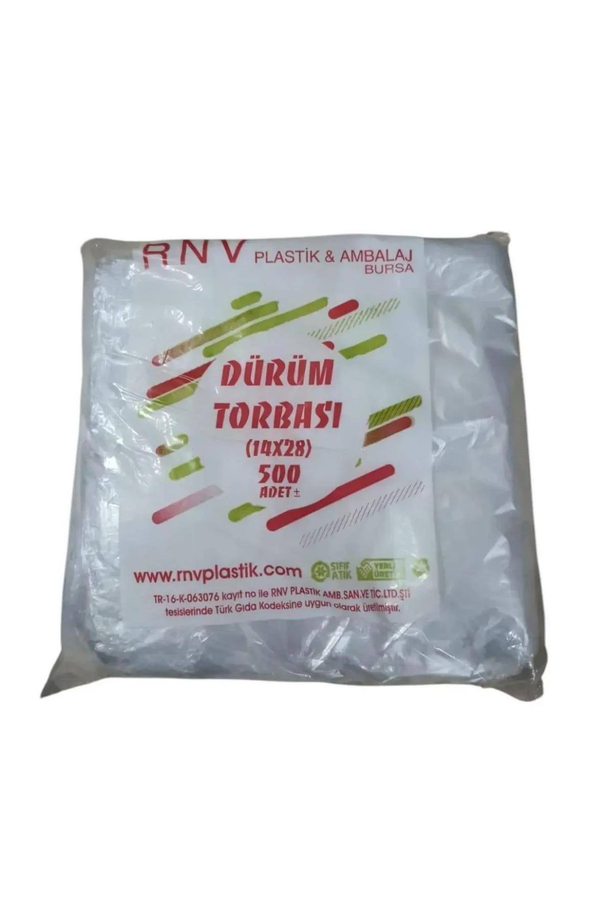 14x28 cm Dürüm Poşeti 500lü