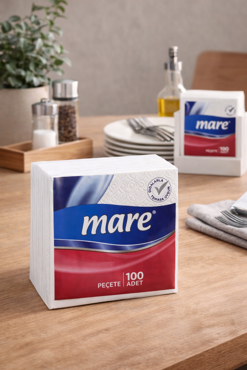 Mare Kare Peçete 100lü