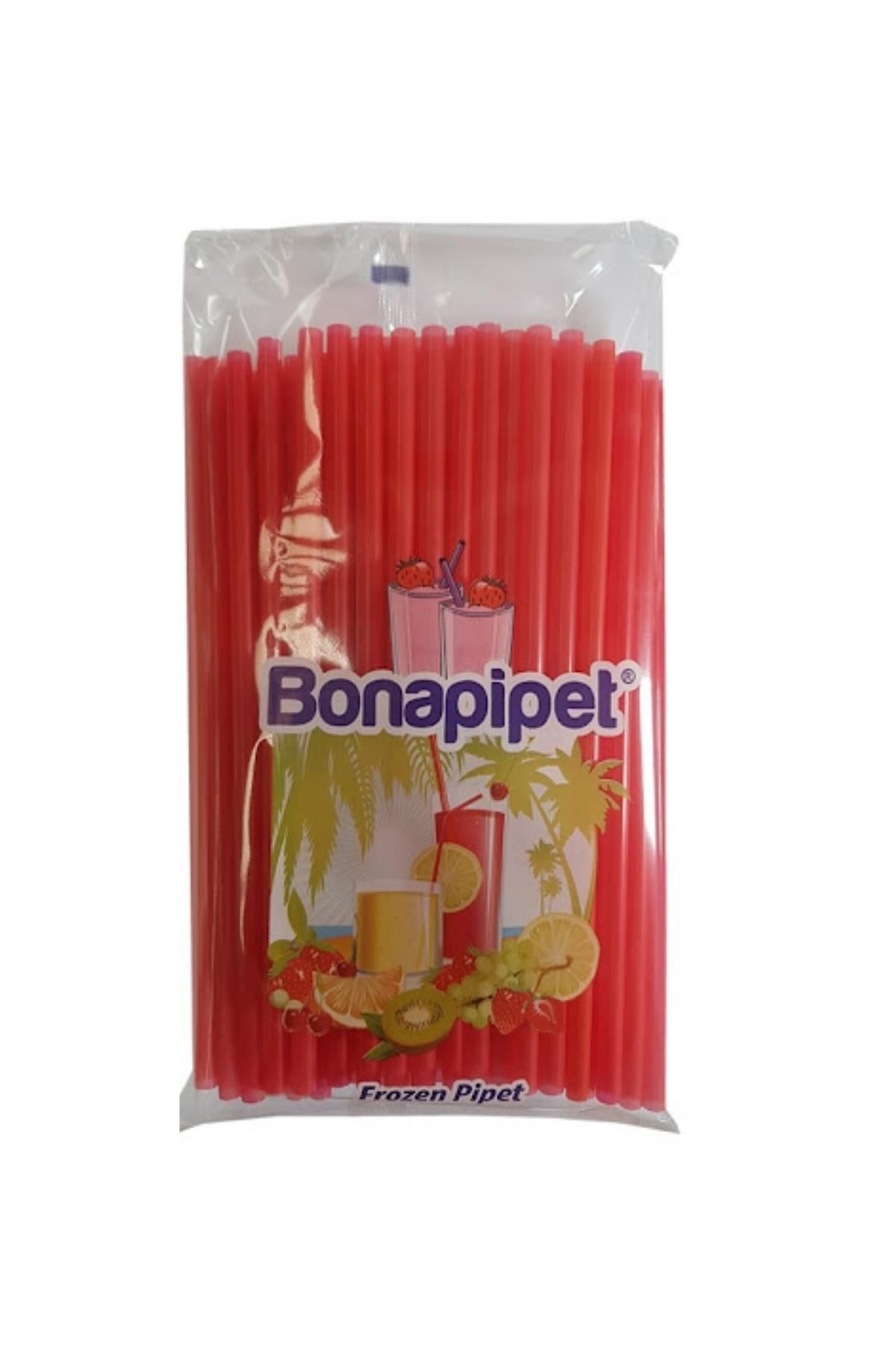 Bonapipet Düz Renkli Pipet 200lü