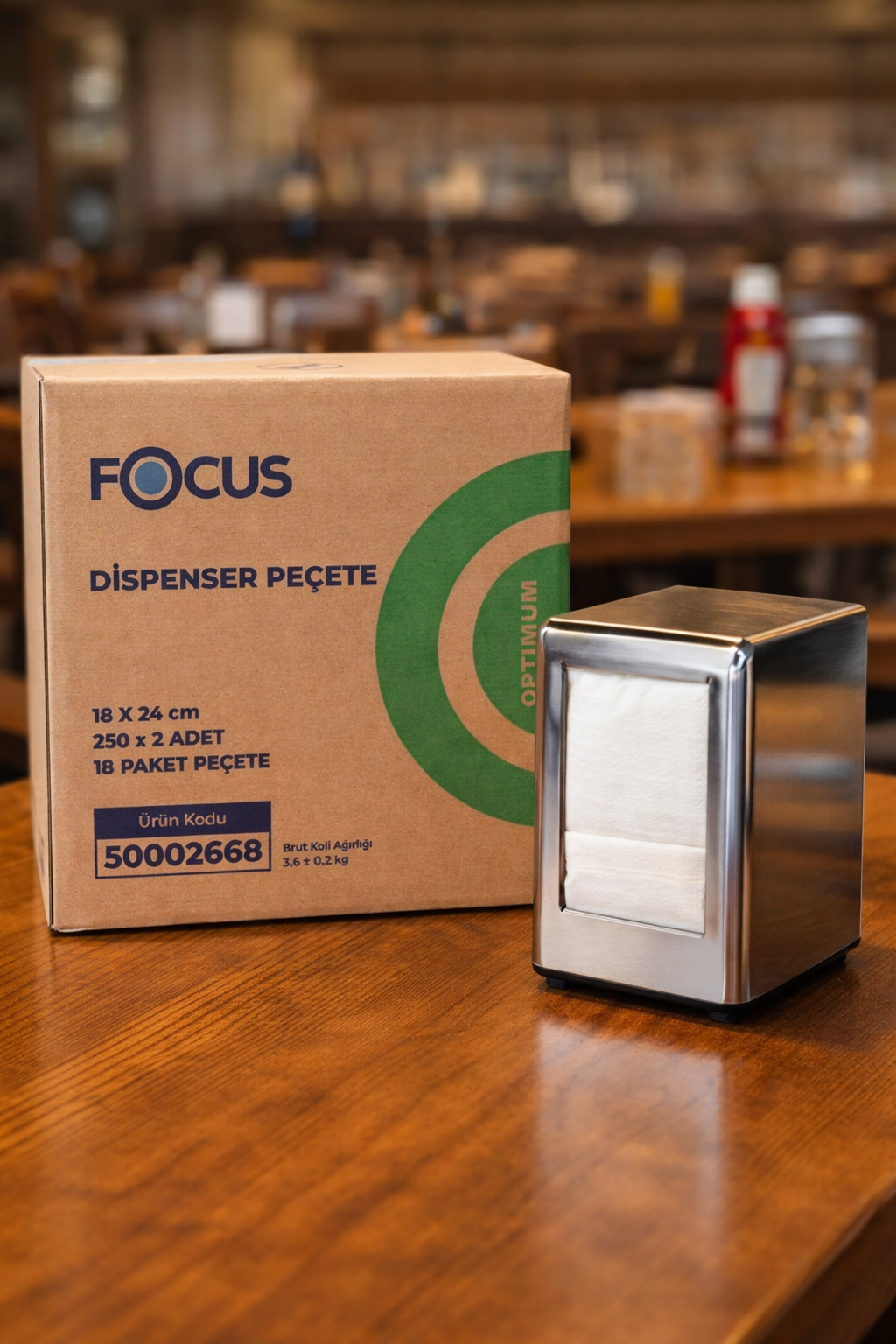 Focus Dispenser Peçete 250li 18 Paket