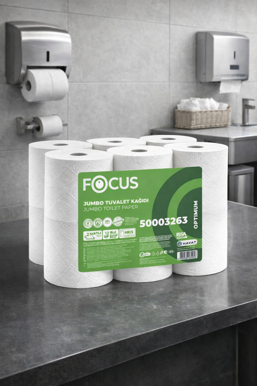 Focus Mini Jumbo Tuvalet Kağıdı 12li
