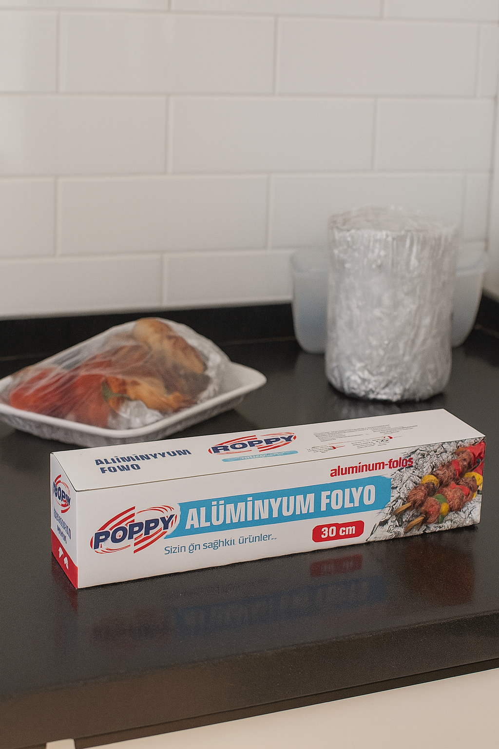 Poppy Alüminyum Folyo 30 cm 100 mt