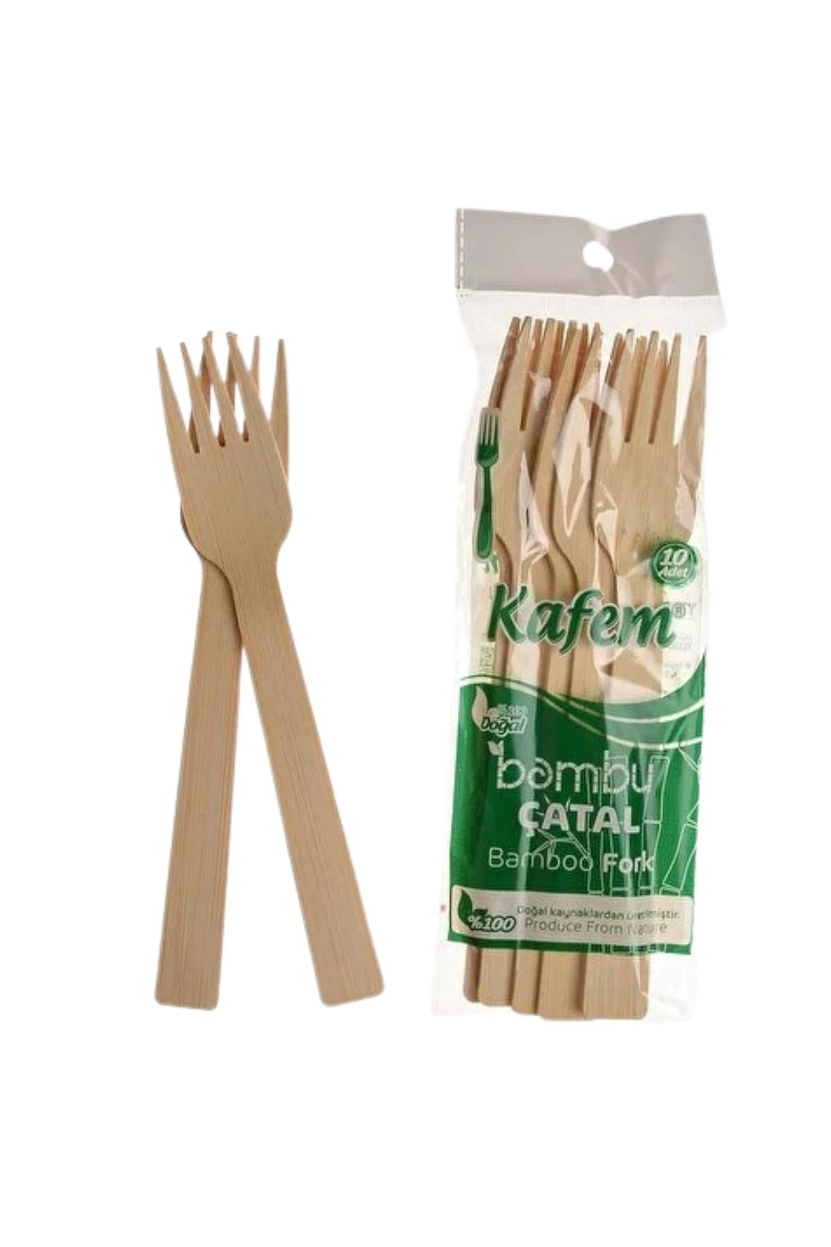 Kafem Ahşap Çatal 25li