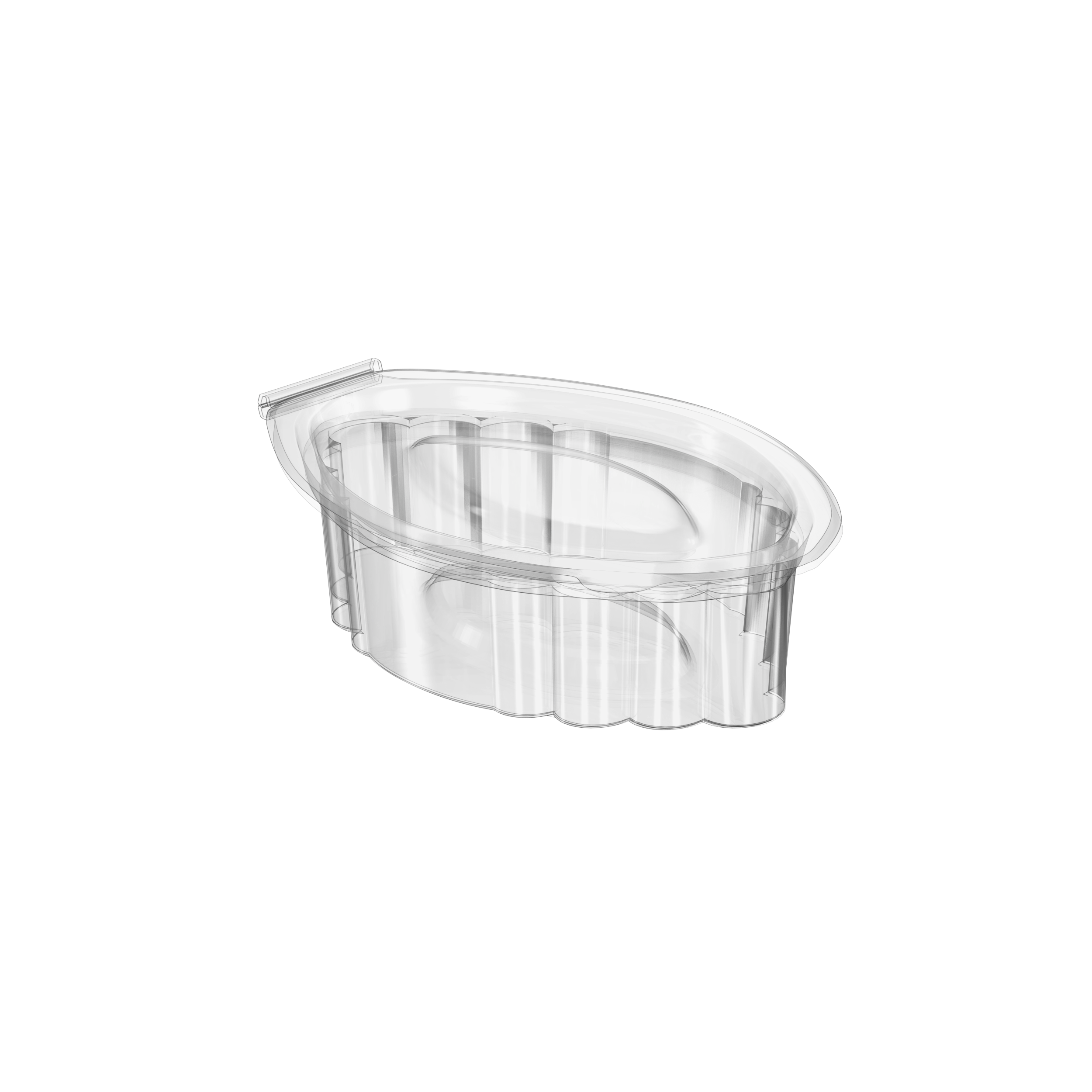 50 cc Oval Sos Kabı 100lü
