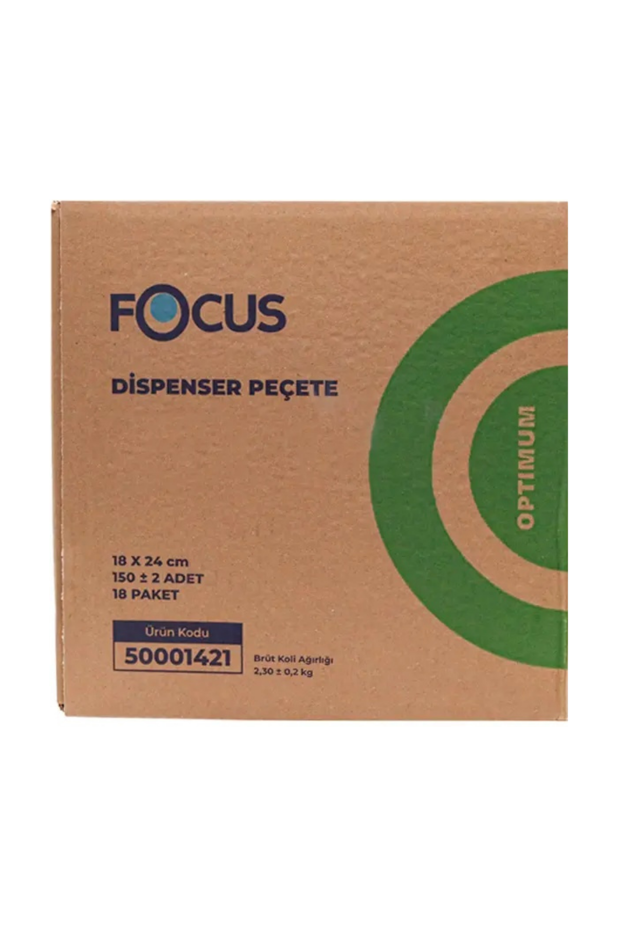 Focus Dispenser Peçete 150li 18 Paket