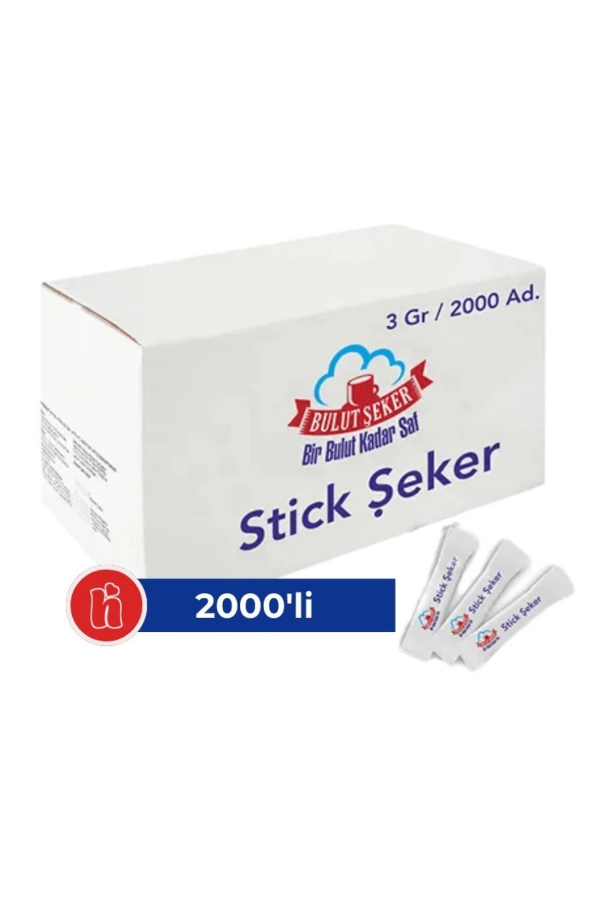 Bulut Stick Şeker 3 gr 2.000 Adet