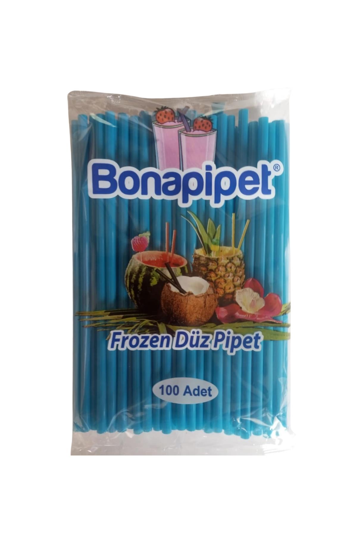 Bonapipet Düz Renkli Pipet 200lü