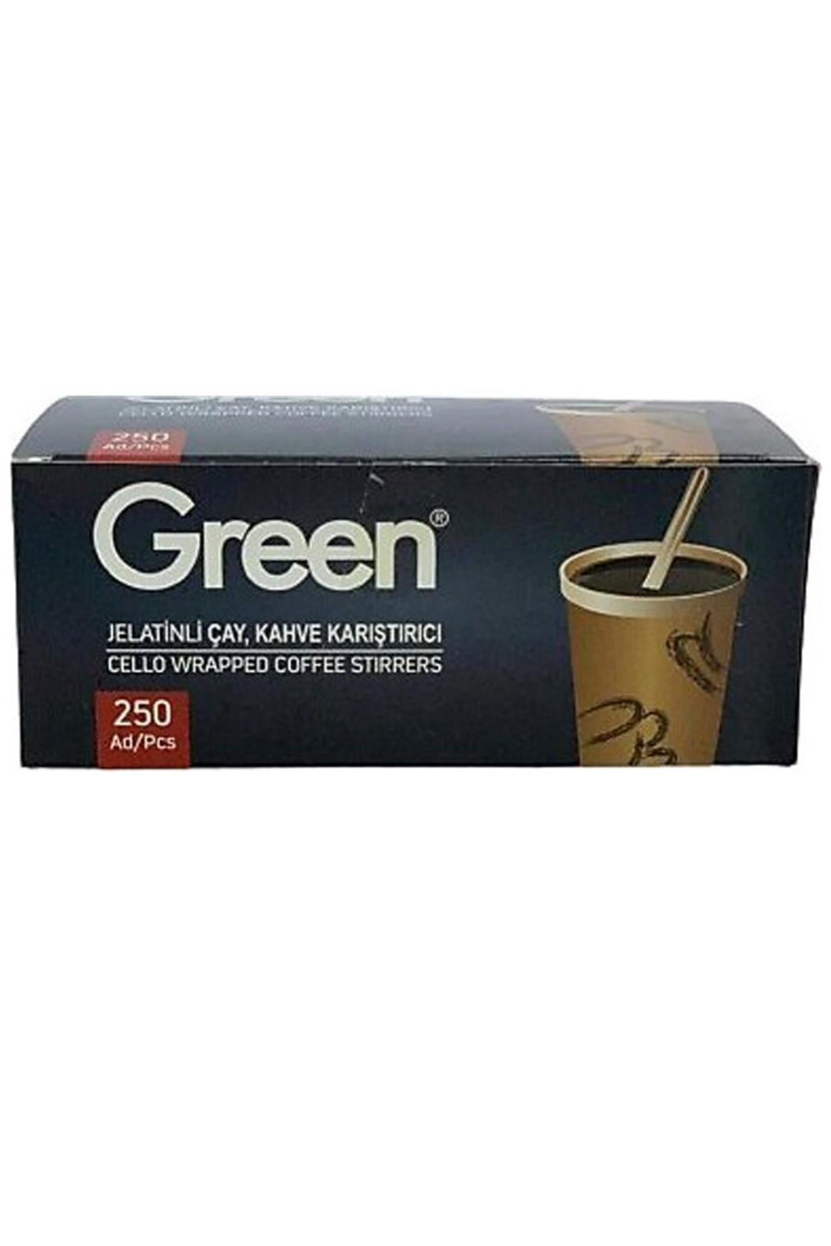Green Jelatinli Tahta Karıştırıcı 250li